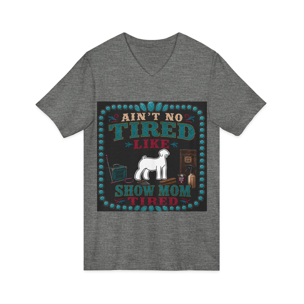 Unisex Jersey Short Sleeve V-Neck Tee