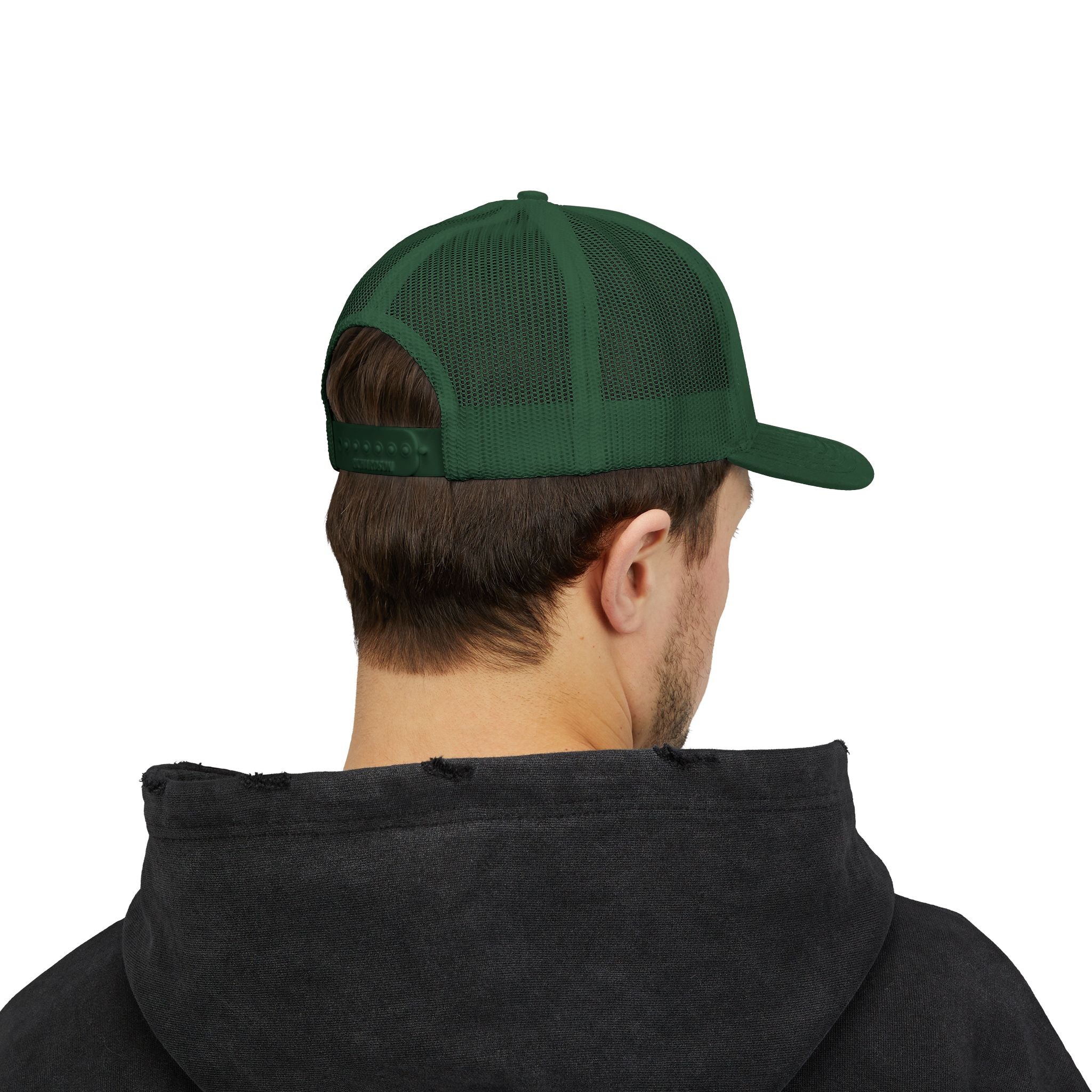 D2 Silver Co. Logo Snapback Trucker Cap — Branded Mesh Baseball Hat