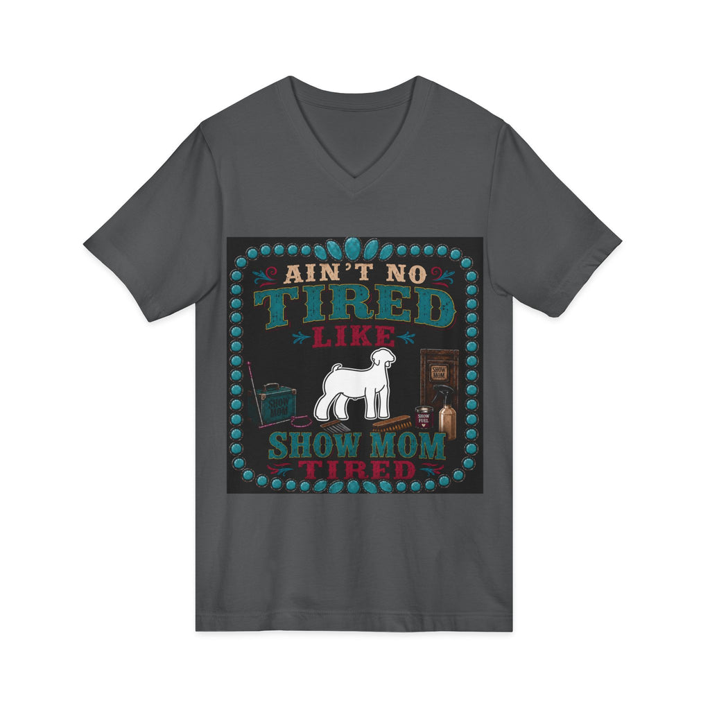 Unisex Jersey Short Sleeve V-Neck Tee