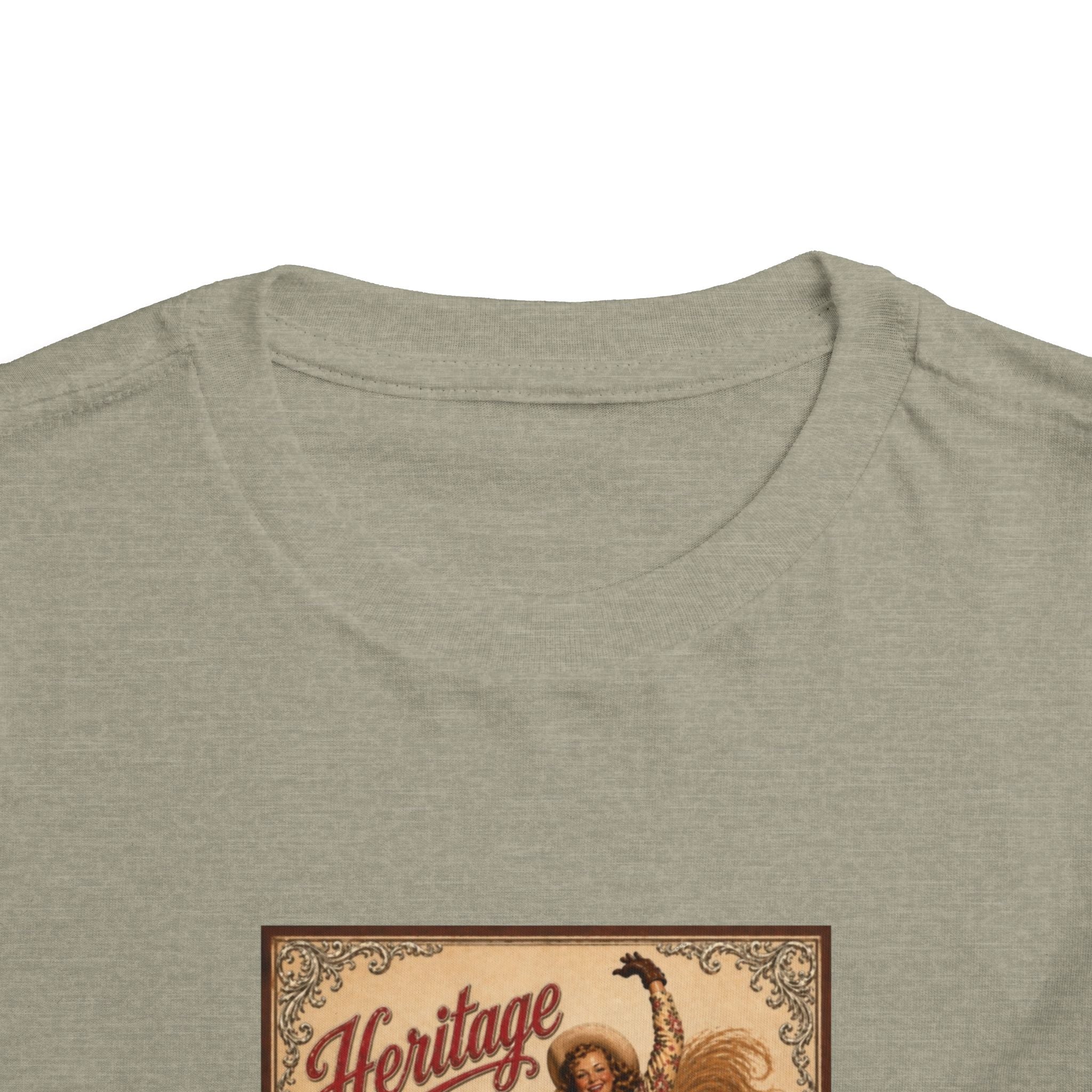 Toddler Tee — Vintage Rodeo 'Heritage 11' Bucking Horse Graphic