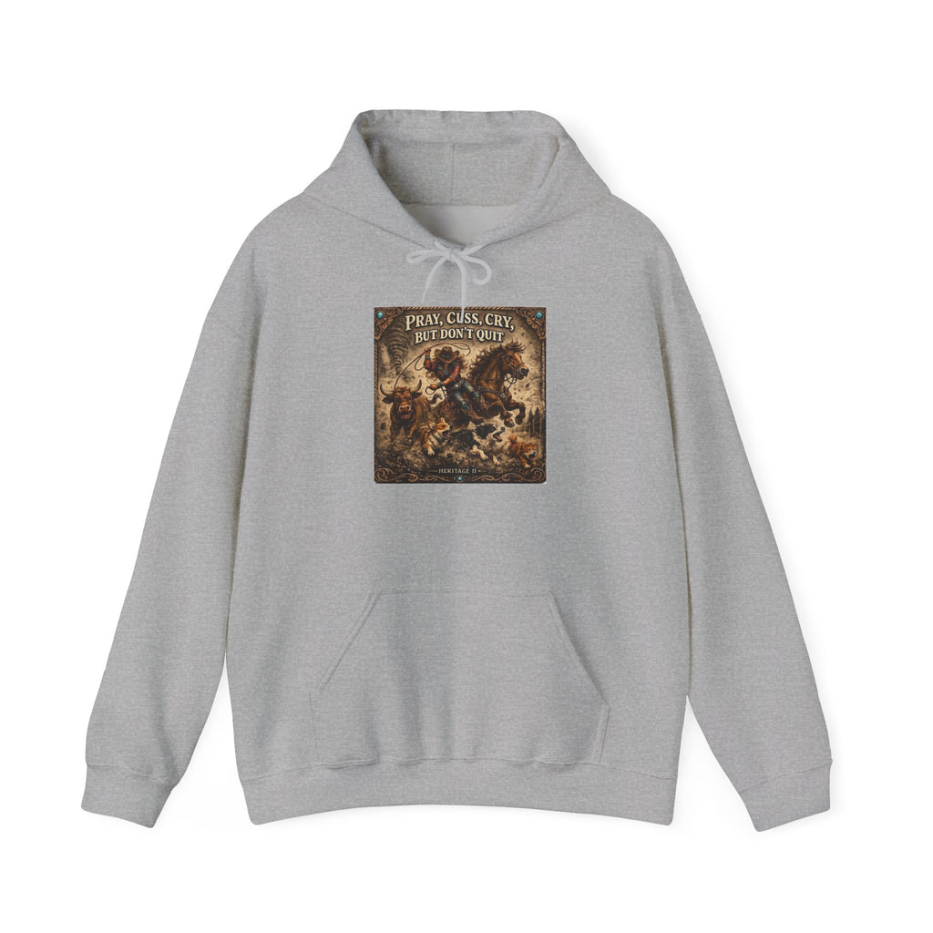 Vintage Angel Battle Hoodie – Pray, Observe, Repent Religious Graphic Sweatshirt