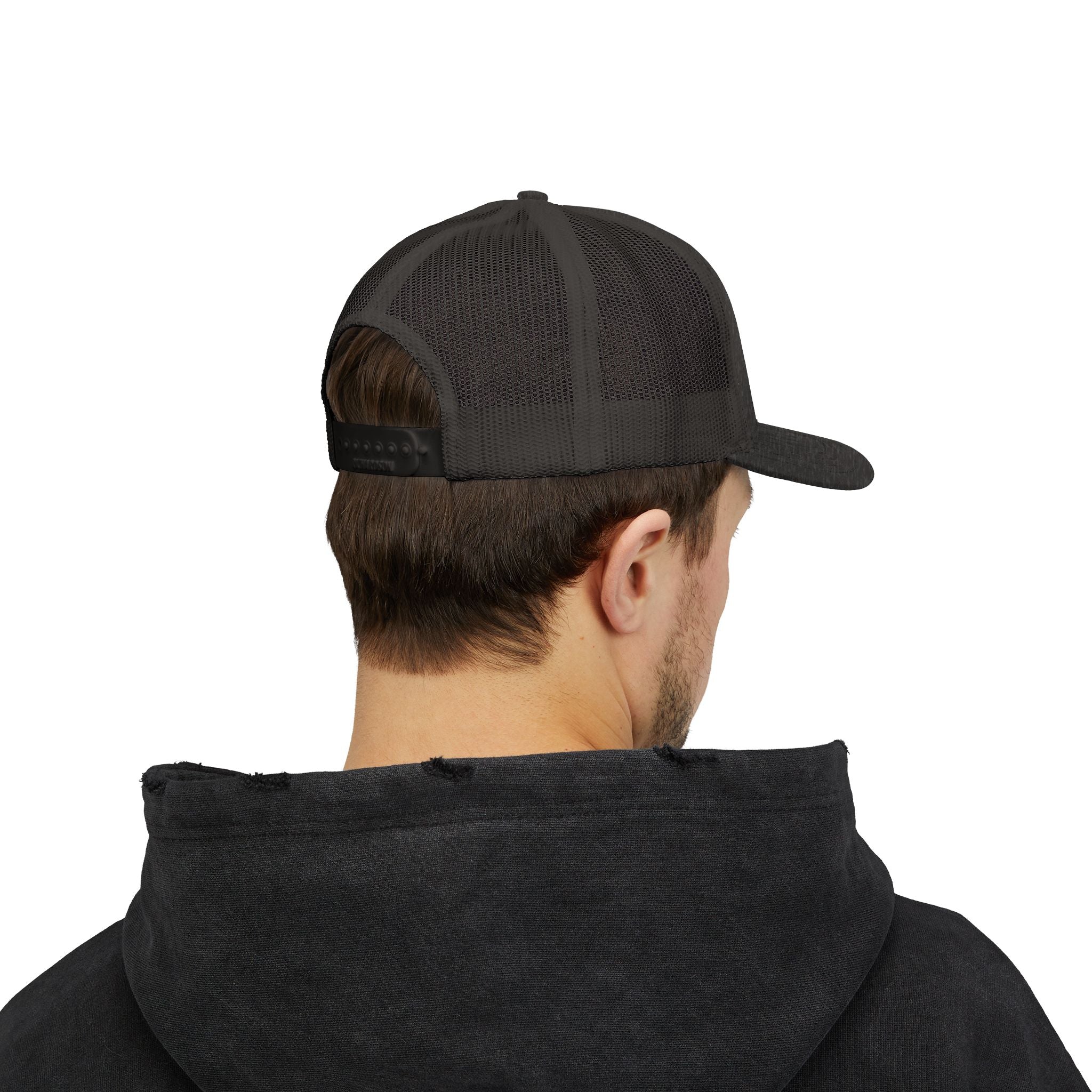 D2 Silver Co. Logo Snapback Trucker Cap — Branded Mesh Baseball Hat
