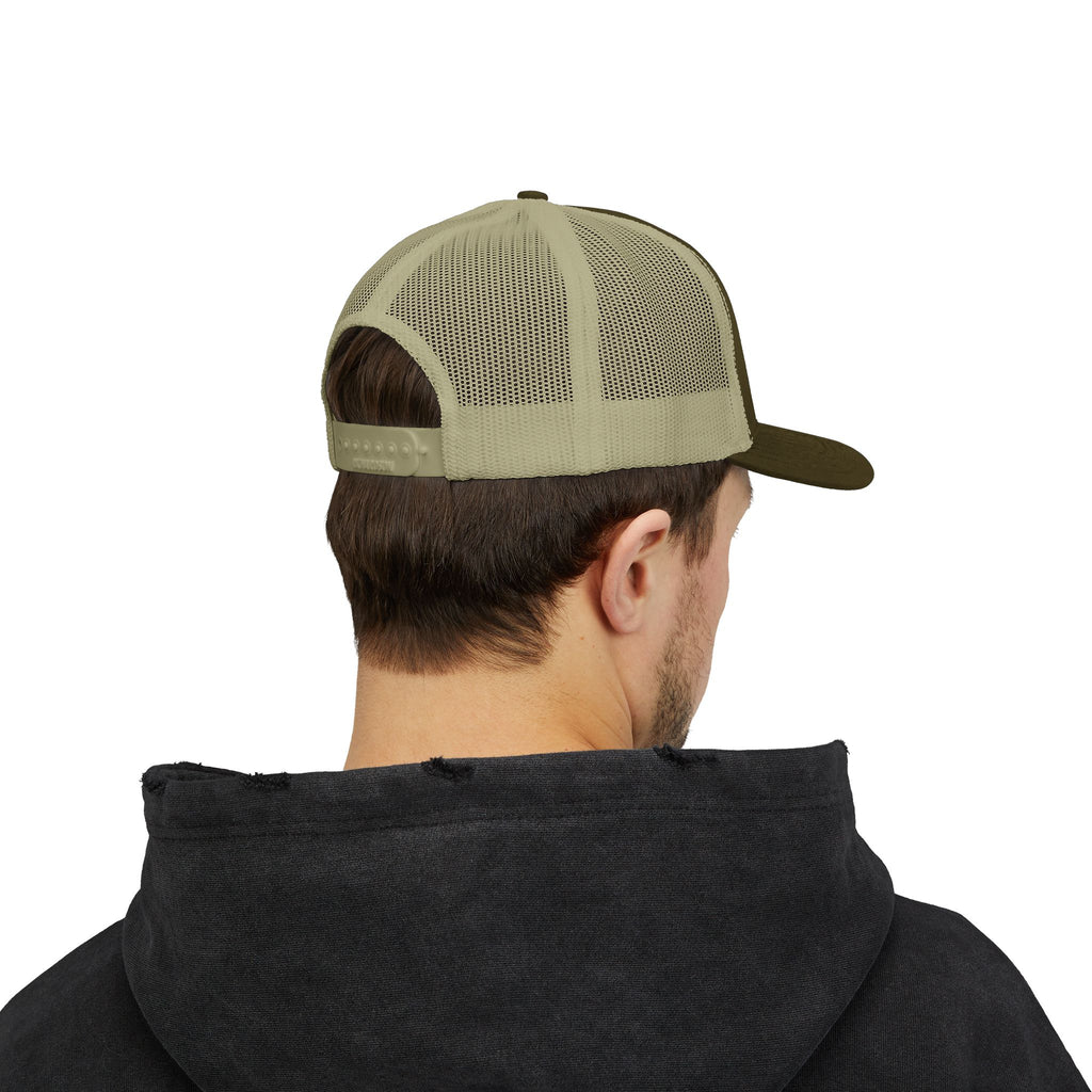 D2 Silver Co. Logo Snapback Trucker Cap — Branded Mesh Baseball Hat