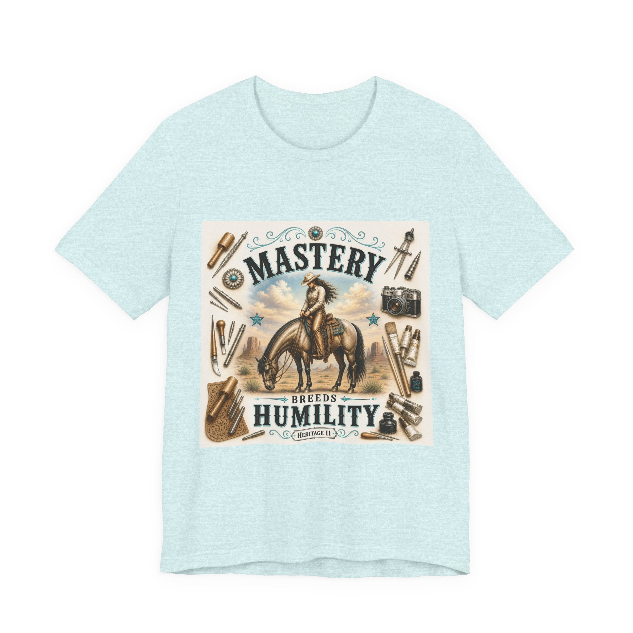 Mastery Breeds Humility Western Horse T-Shirt