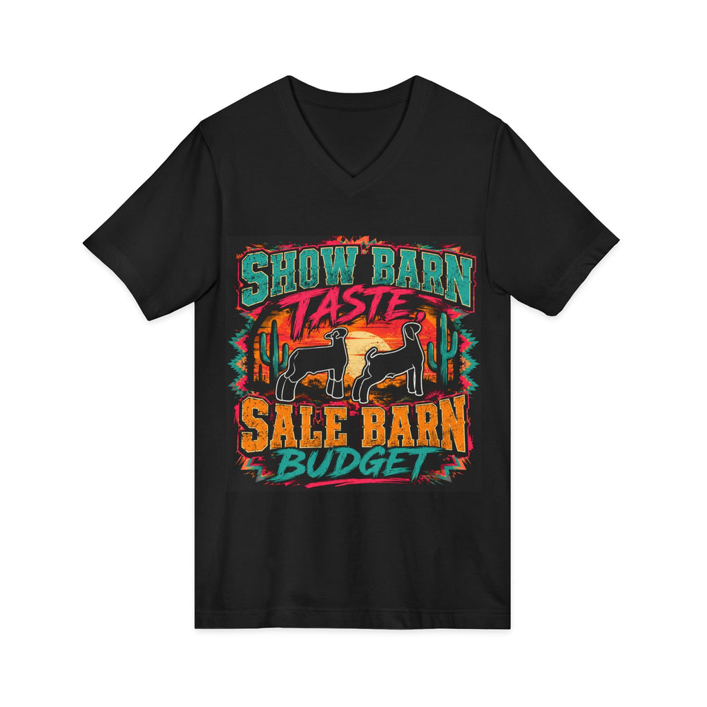 Unisex Jersey Short Sleeve V-Neck Tee