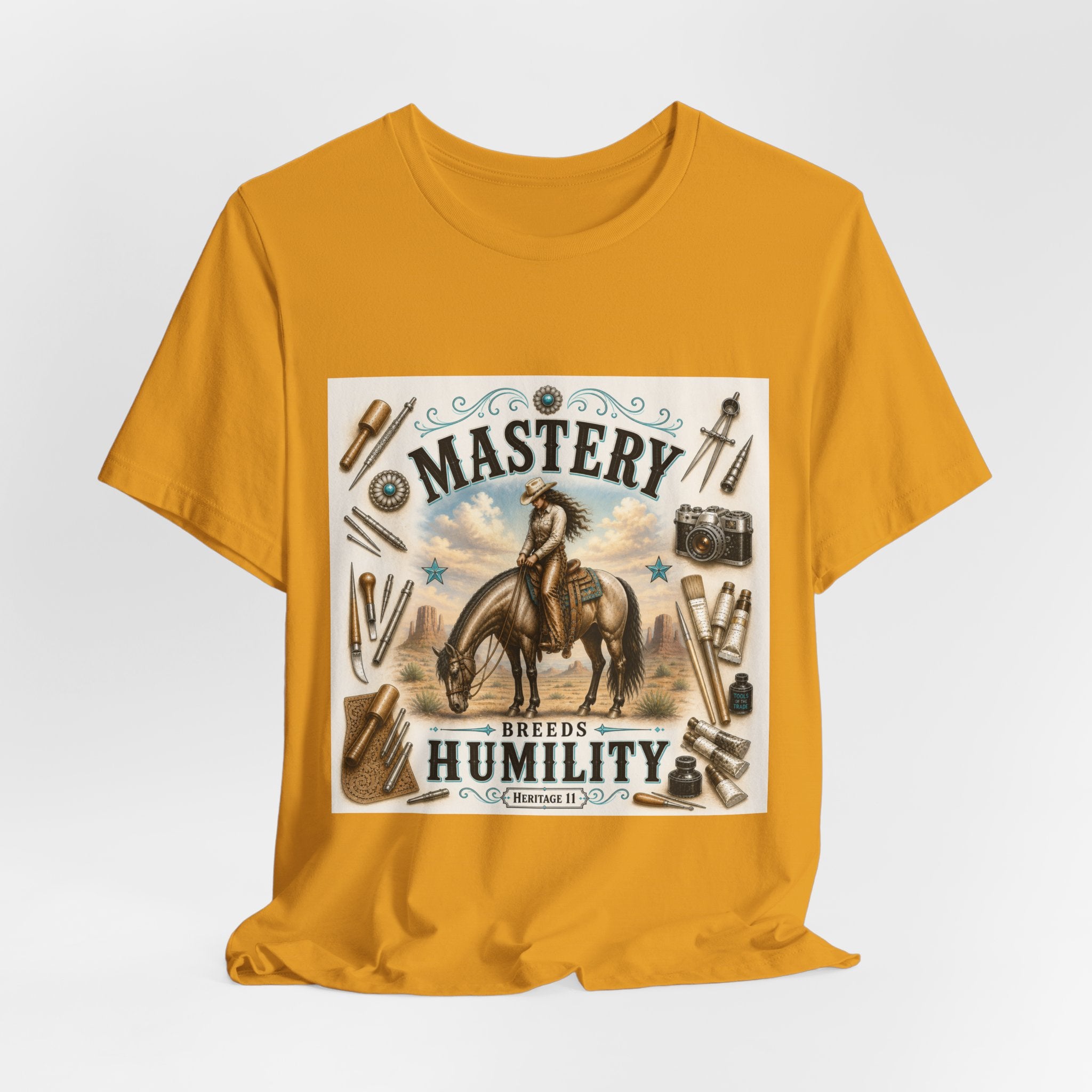 Mastery Breeds Humility Western Horse T-Shirt