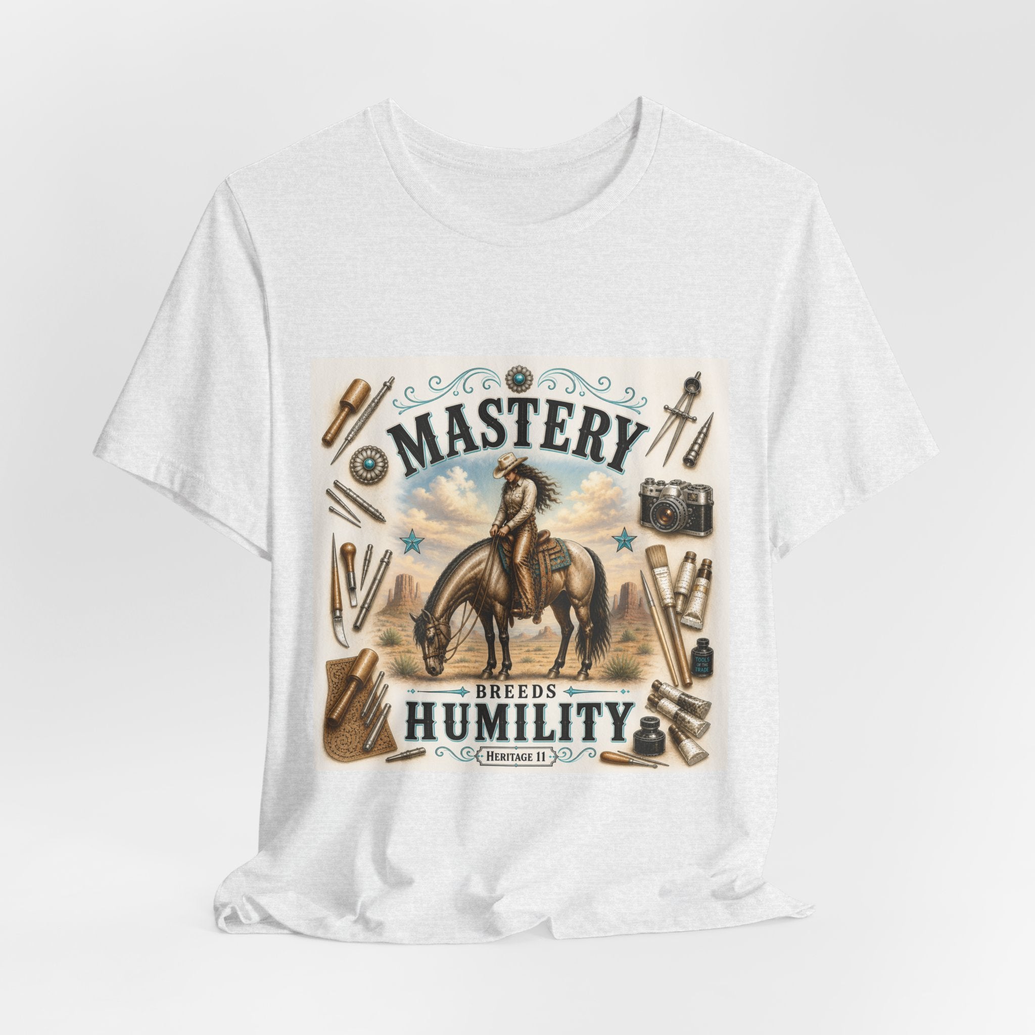 Mastery Breeds Humility Western Horse T-Shirt