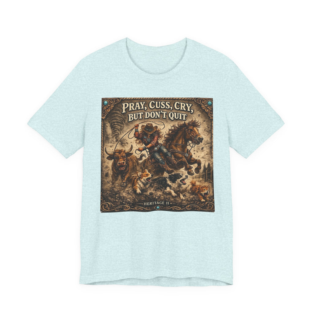 Pray Cuss Cry Graphic Tee