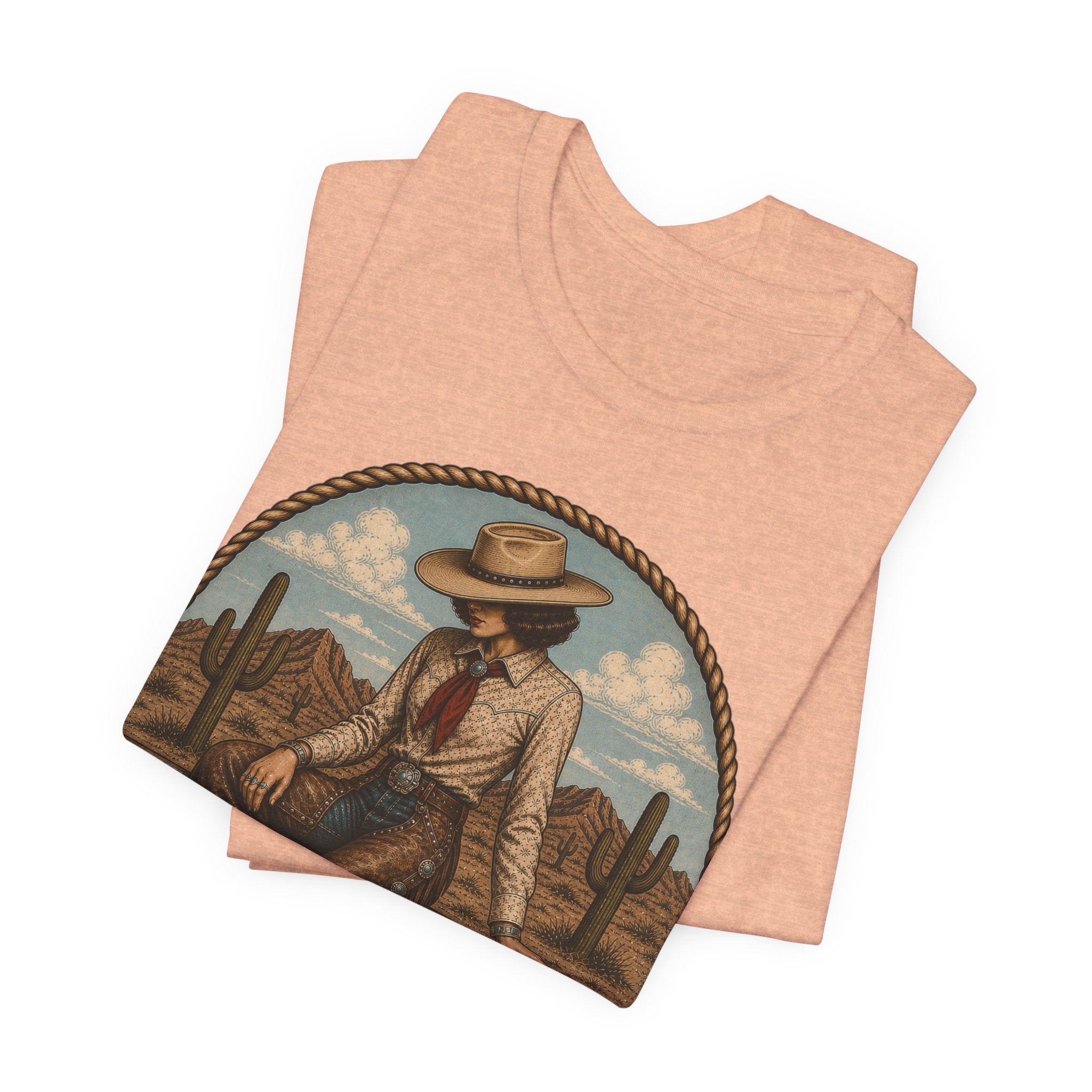 Cowboy Graphic Tee - 'I Have Standards, They're Low But I Have Some' Vintage Western T-Shirt