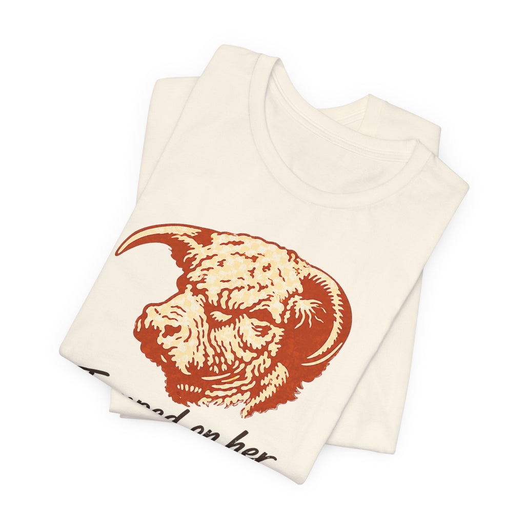 Menstrual Cycle T-Shirt - "Jumped on Her Menstrual Cycle and Ran His Ass Over" Graphic Tee
