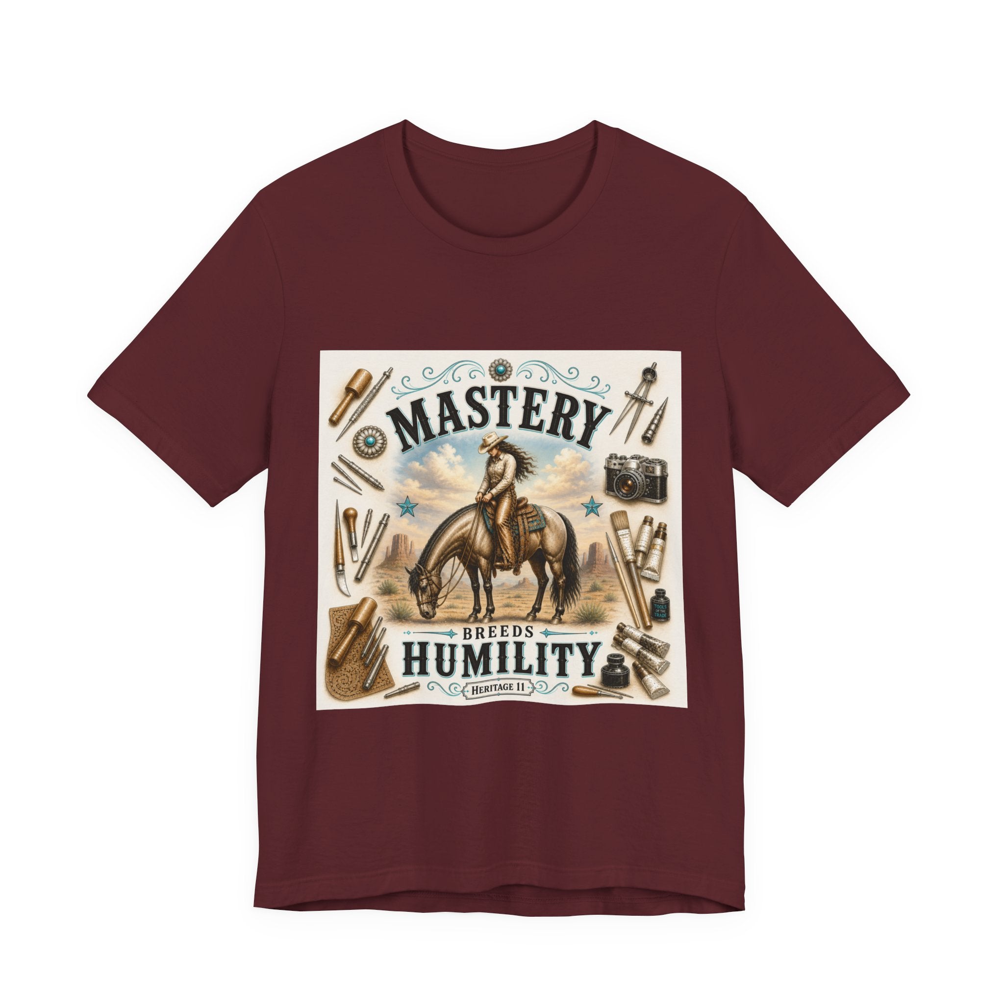 Mastery Breeds Humility Western Horse T-Shirt
