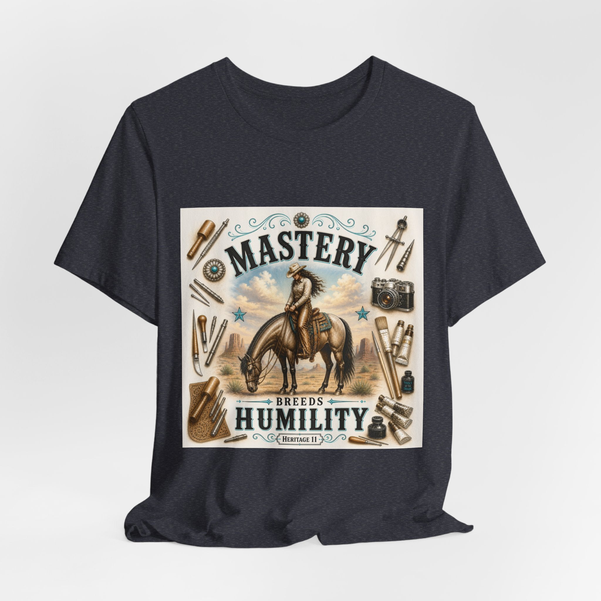 Mastery Breeds Humility Western Horse T-Shirt