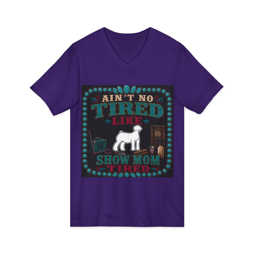 Unisex Jersey Short Sleeve V-Neck Tee
