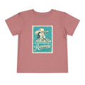 Toddler Tee - Retro Cowgirl “My Mouth Could Use a Running W” Graphic