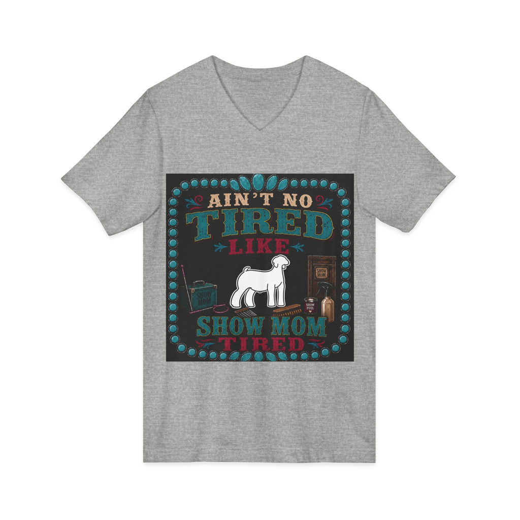 Unisex Jersey Short Sleeve V-Neck Tee